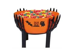 Godisskål, trick or treat orange 26x18 cm