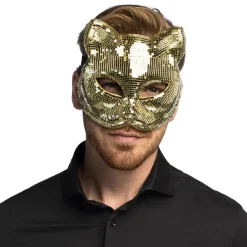 Ögonmask, disco cat gold