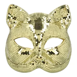 Ögonmask, disco cat gold