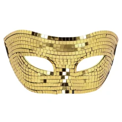 Ögonmask, disco guld