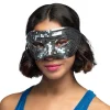 Ögonmask, disco silver