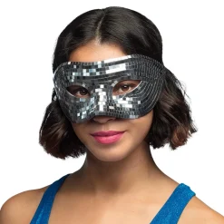 Ögonmask, disco silver