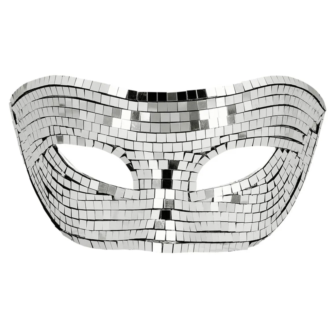 Ögonmask, disco silver