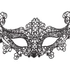 Ögonmask, Embroidered black