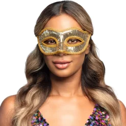 Ögonmask, Venice sequins gold