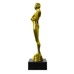 Guldstatyett, deluxe 23 cm