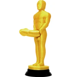 Guldstatyett, penis 20 cm