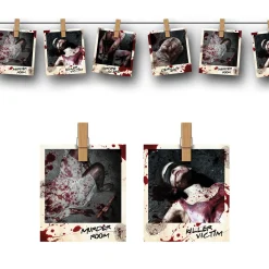 Halloweengirlang, crime scene photos 274 cm