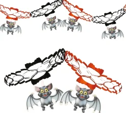 Halloweengirlang, fantasy fladdermus 300 cm