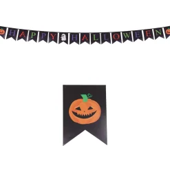 Halloweengirlang, pumpa 300 cm