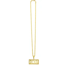 Halsband, diva guld