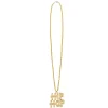 Halsband, hiphop guld
