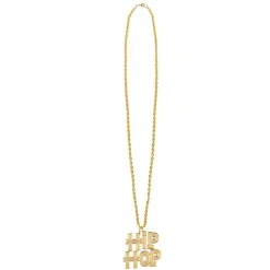 Halsband, hiphop guld