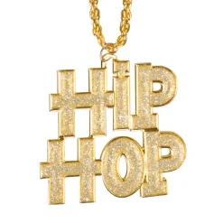 Halsband, hiphop guld