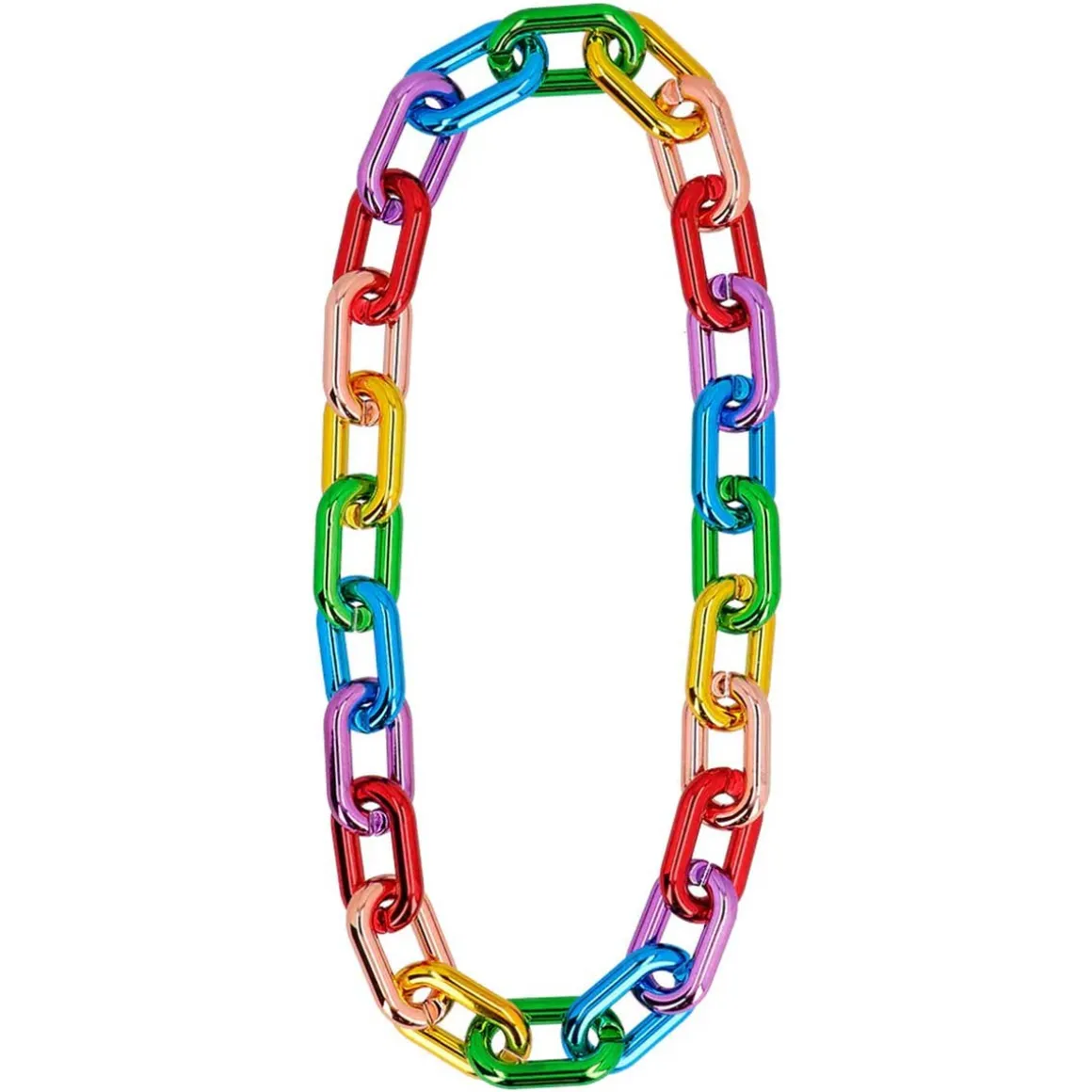 Halsband, kätting regnbåge