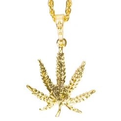Halsband, marijuanablad