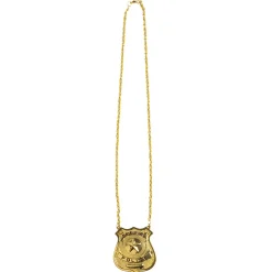 Halsband, polisbricka guld