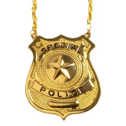 Halsband, polisbricka guld