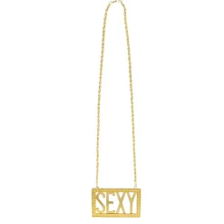 Halsband, sexy guld