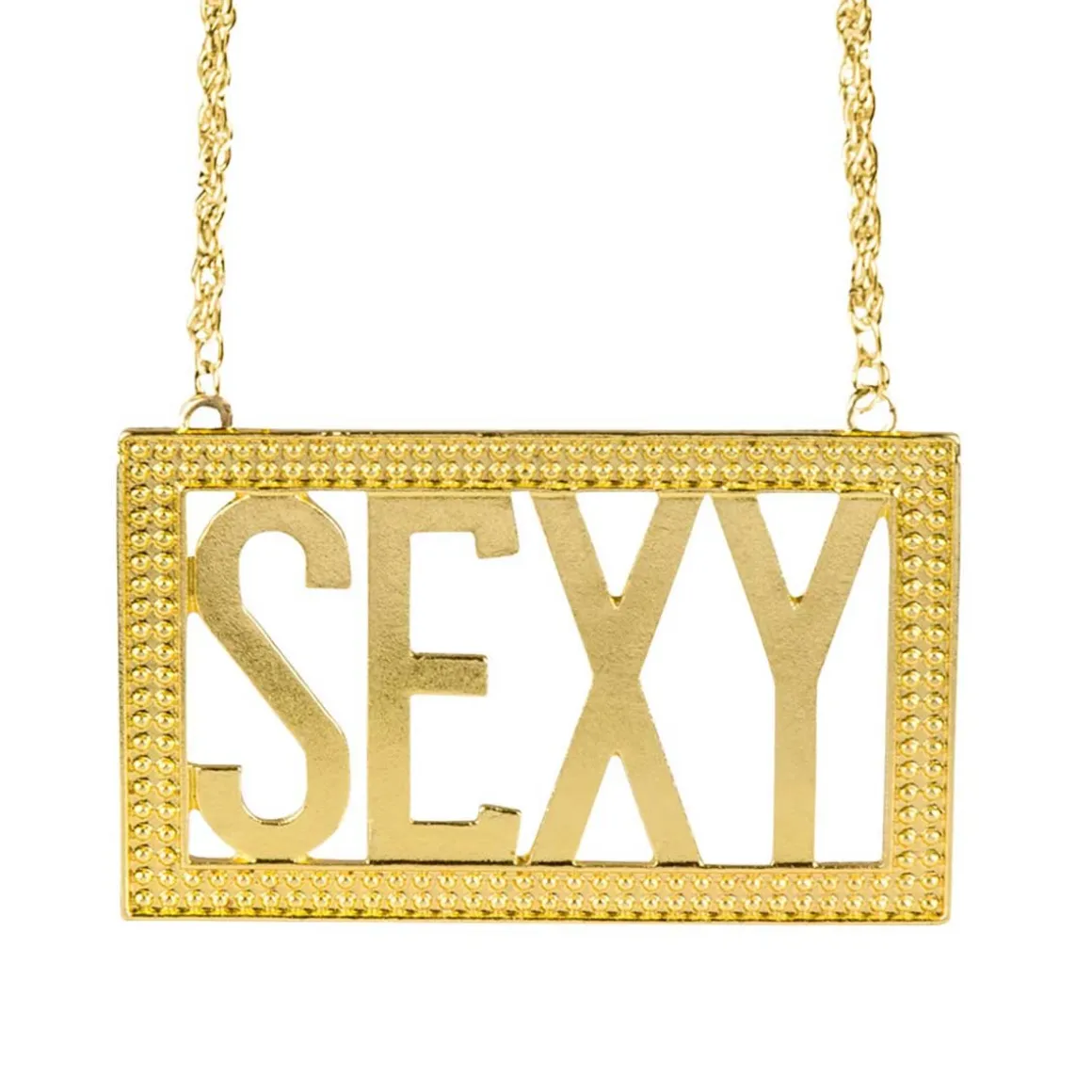 Halsband, sexy guld