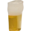Halvt ölglas
