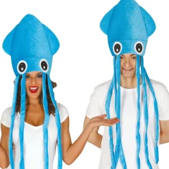 Hatt, bläckfisk blå