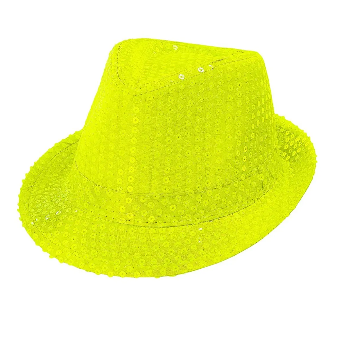 Hatt, popstar neon gul