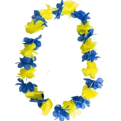 Hawaiikrans, blå/gul
