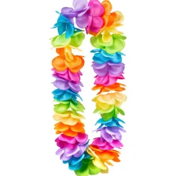 Hawaiikrans, regnbåge deluxe XL