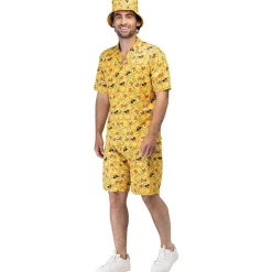 Hawaiiskjorta med shorts & hatt, lucky duck
