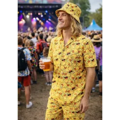 Hawaiiskjorta med shorts & hatt, lucky duck