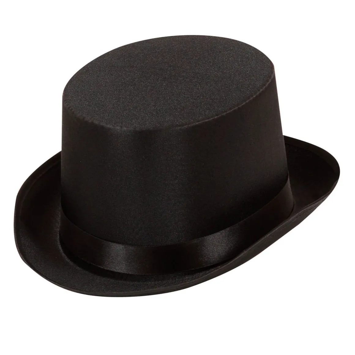 Hög hatt, satin svart