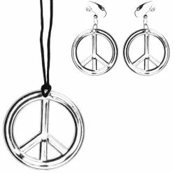 Hippieset, halsband & örhängen