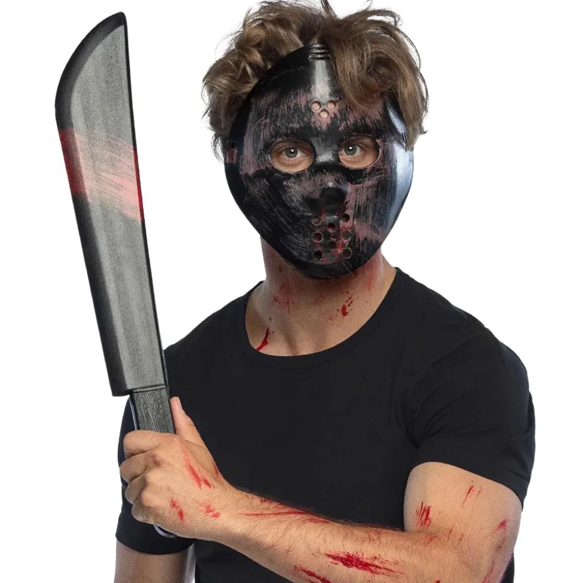 Hockeymask med machete 53 cm