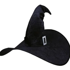 Häxhatt, svart sammet XL