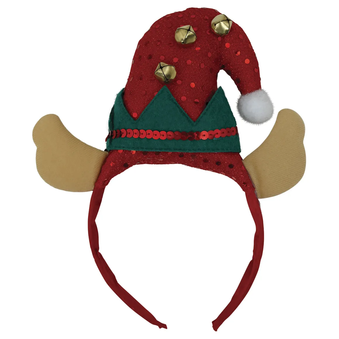 Juldiadem, elf med paljetter
