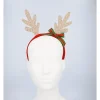 Juldiadem, golden reindeer
