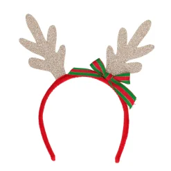 Juldiadem, golden reindeer