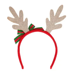 Juldiadem, golden reindeer