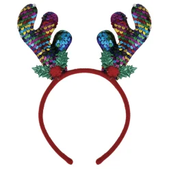 Juldiadem, renhorn multicolor