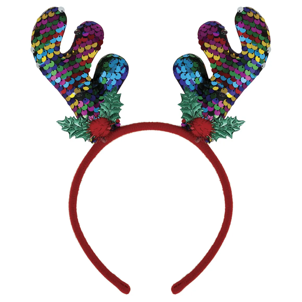 Juldiadem, renhorn multicolor