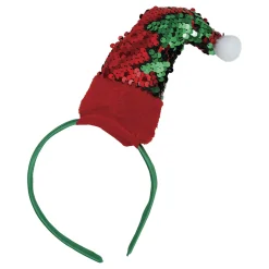 Juldiadem, tomteluva med paljetter
