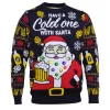 Jultröja, have a cold one with santa LED XS