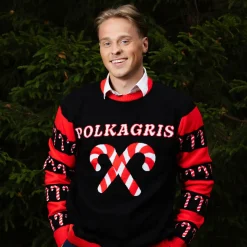 Jultröja Polkagris