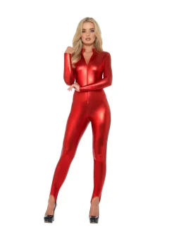 Jumpsuit, catsuit röd