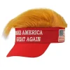 Keps med hår, make america great again