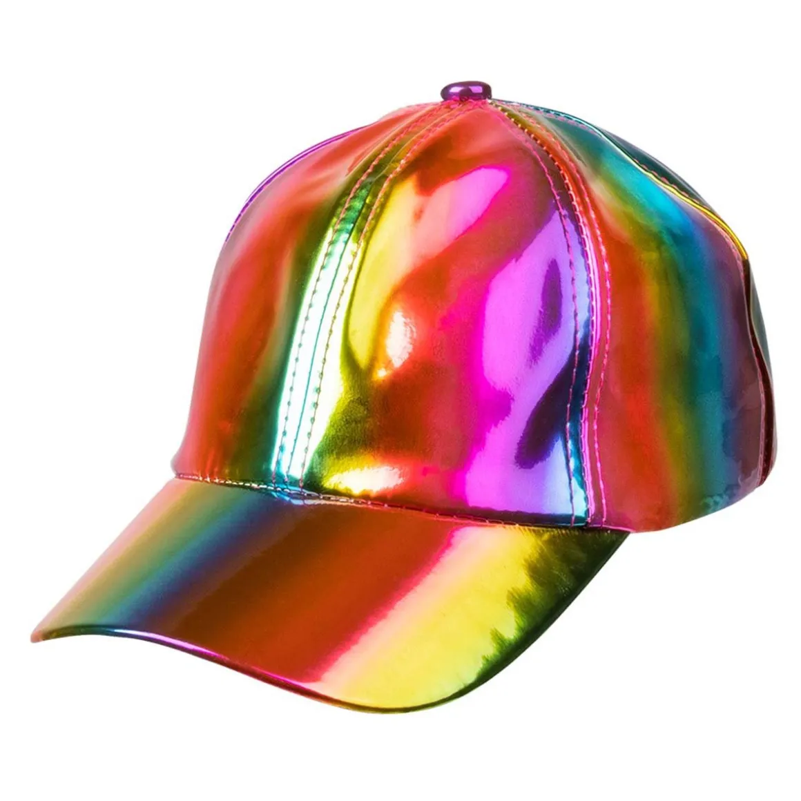 Keps, metallic regnbåge