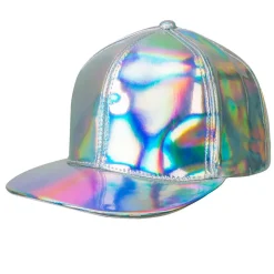 Keps, metallic silver