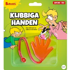 Klibbiga handen
