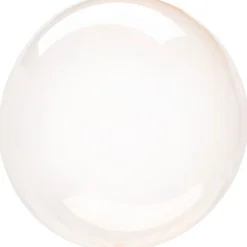 Klotballong, transparent orange 40 cm